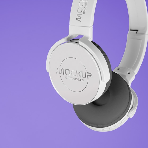 PSD headphones mockup design