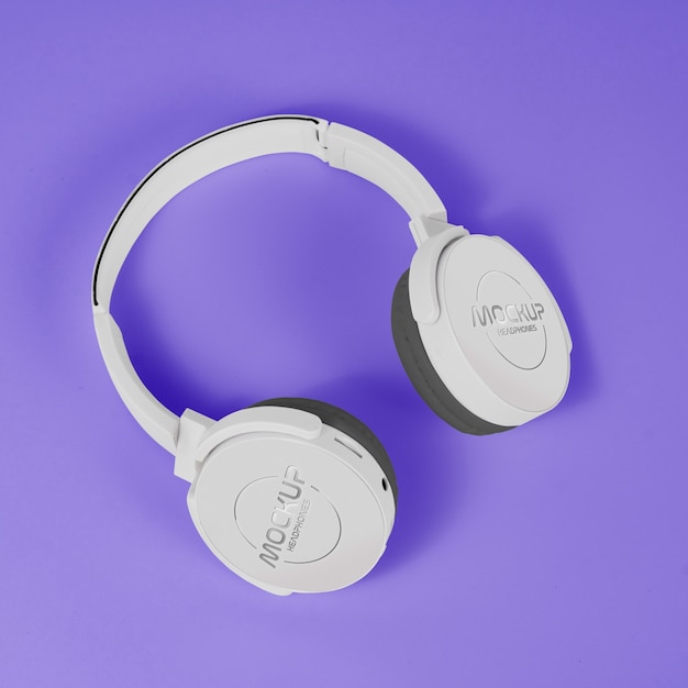 PSD headphones mockup design