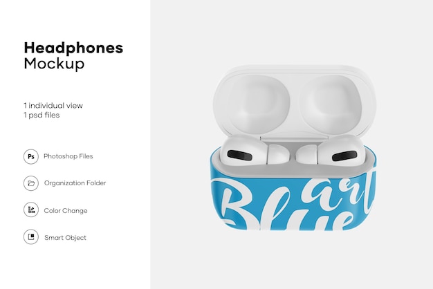 PSD headphones mockup