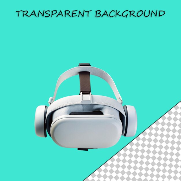 PSD headphones realistic set transparent