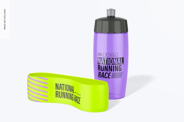 Headwear Mockup, with Bottle