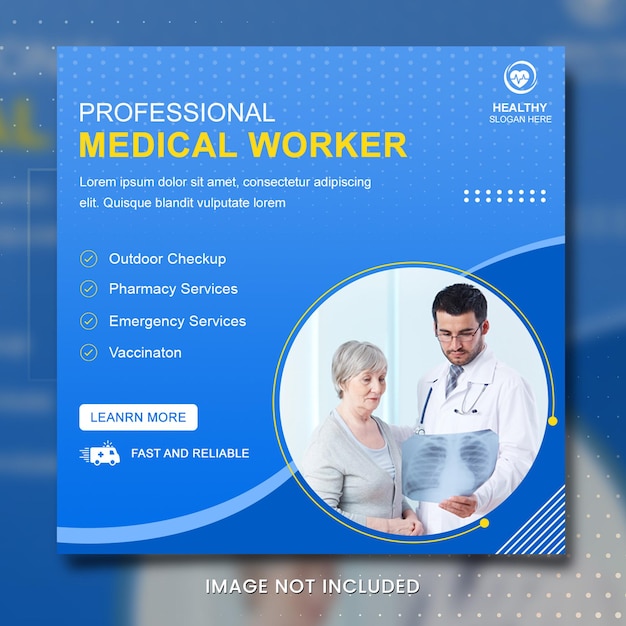 PSD health care medical company banner