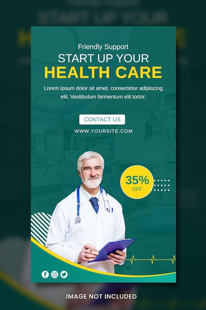 PSD health care medical company banner