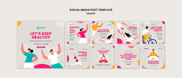 Health care social media post