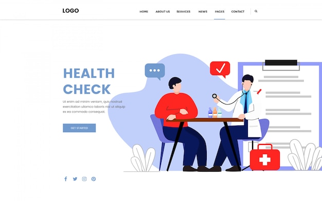 PSD health check consulting doctor landing page