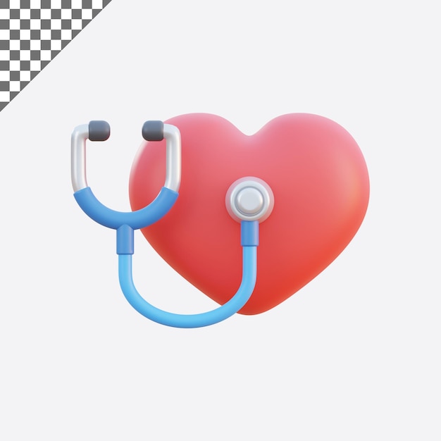 Health Checkup 3D Illustration