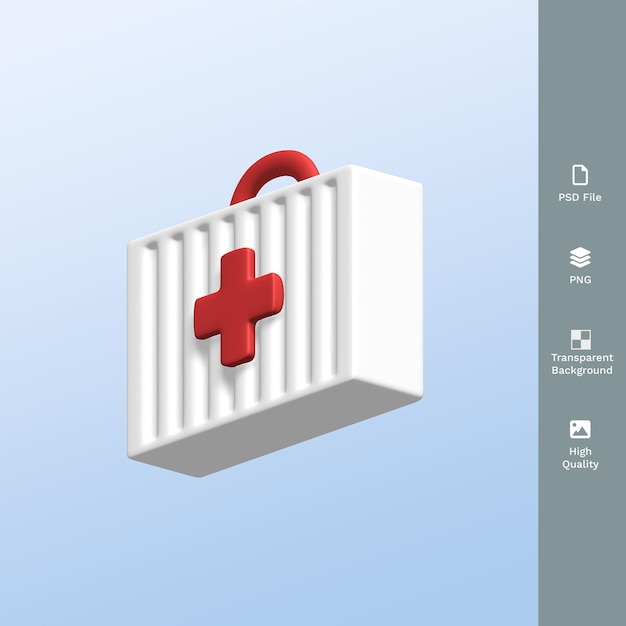 Health Medical Kit Emergency 3d