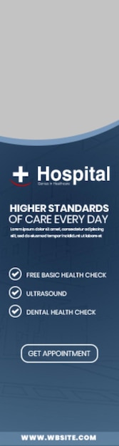 Healthcare banners in psd