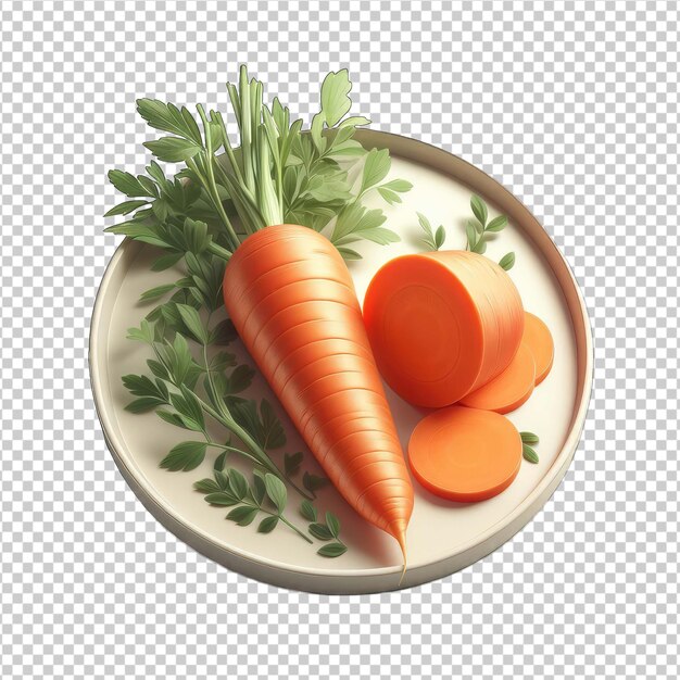 PSD healthy carrot clipart png