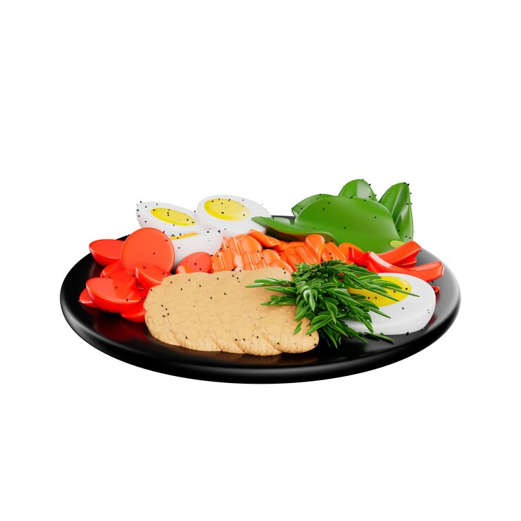 PSD 健康食品の 3 d イラストレーション