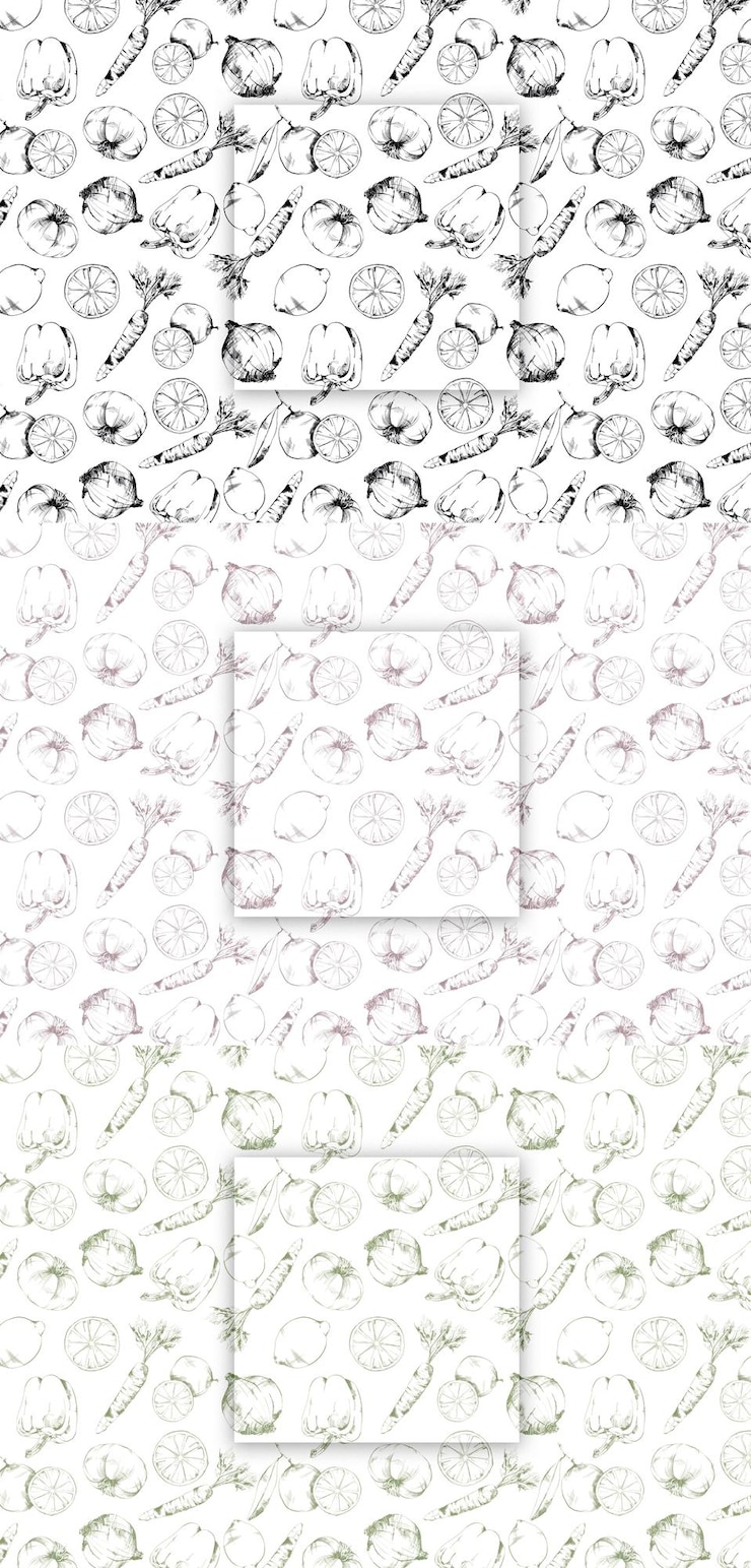 PSD healthy food pattern customizable