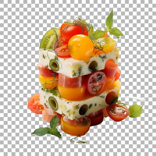 PSD healthy food on transparent background