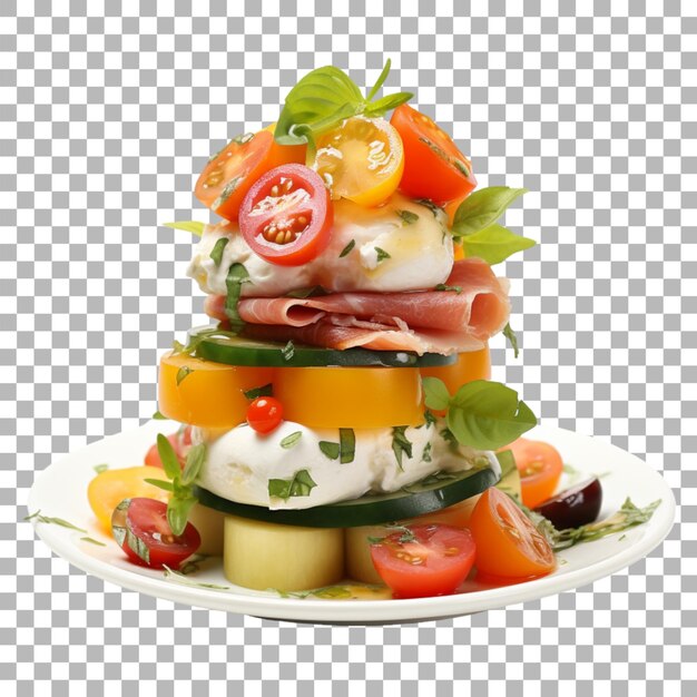 PSD healthy food on transparent background