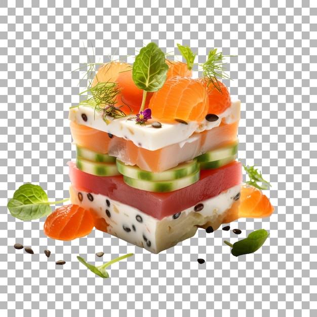 PSD healthy food on transparent background