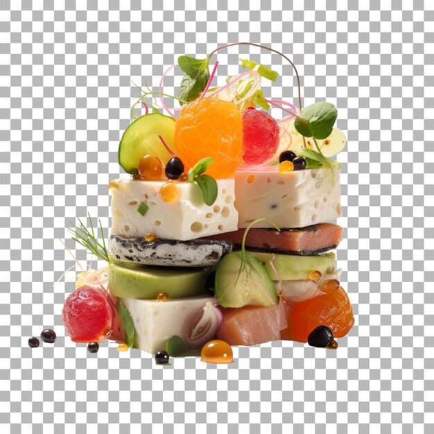 PSD healthy food on transparent background