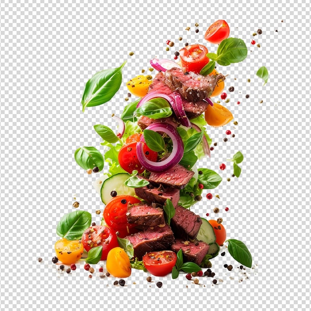 PSD healthy foods illustration