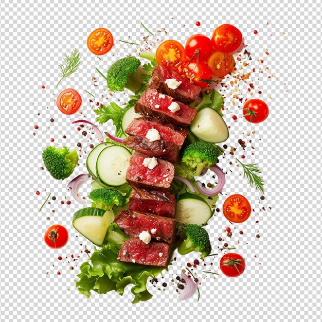 PSD healthy foods illustration