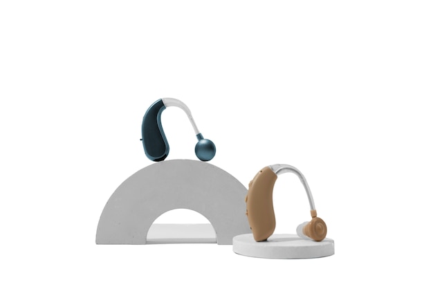 PSD hearing aids still life