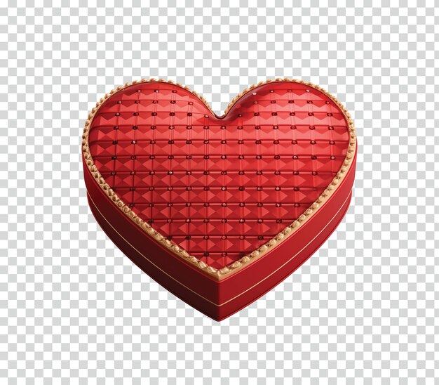 heart 3d render transparent background