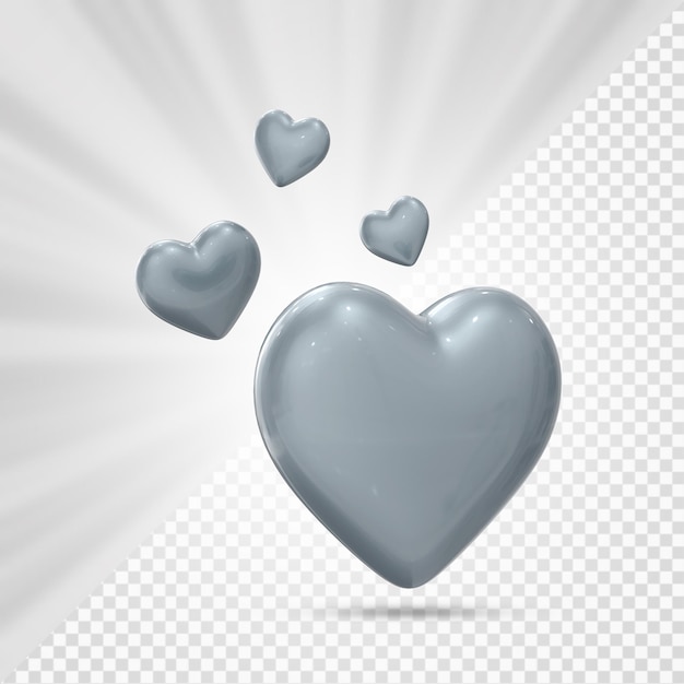 Rendering 3d del cuore