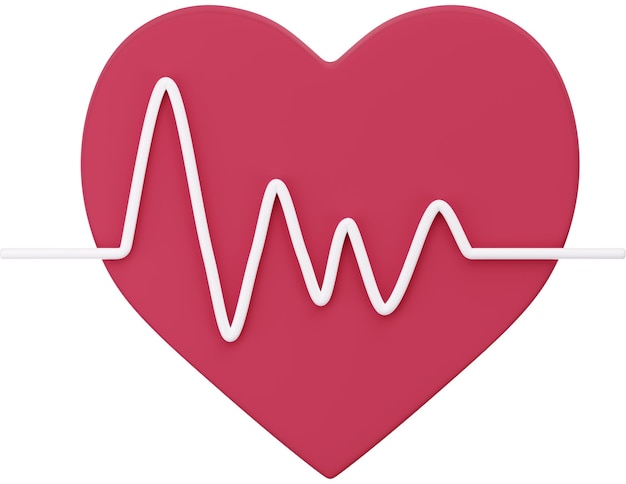 Heart and Pulse Medical Illustration