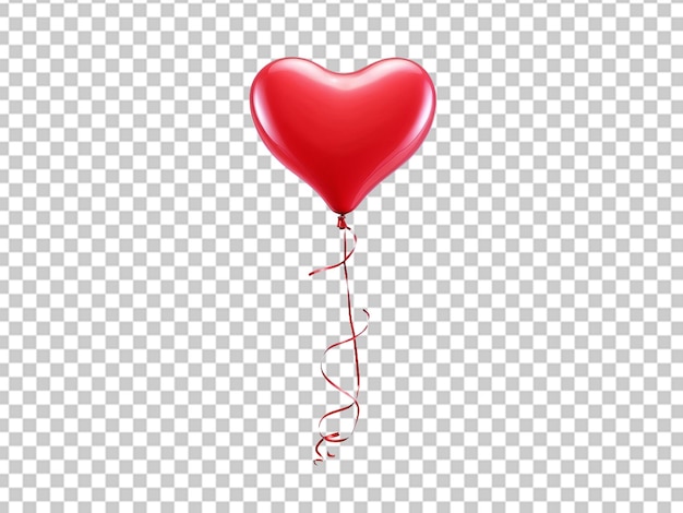 Heart balloon background