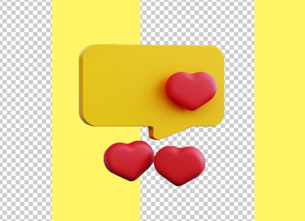 PSD heart icon png