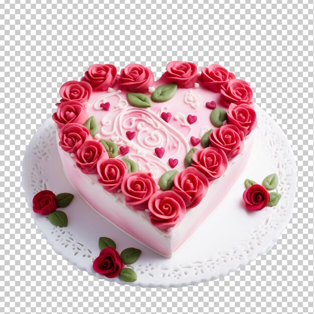 PSD heart shaped cake for valentine39s day or mother39s day png