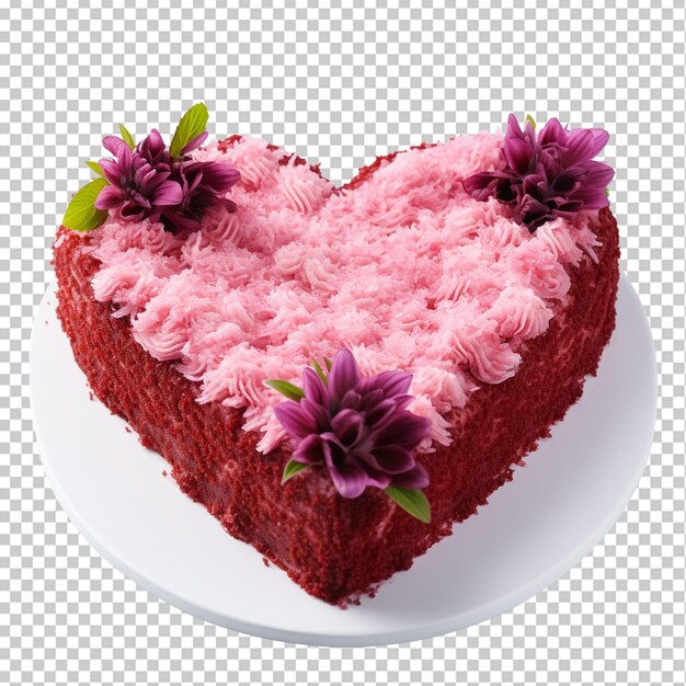 PSD heart shaped cake for valentine39s day or mother39s day png