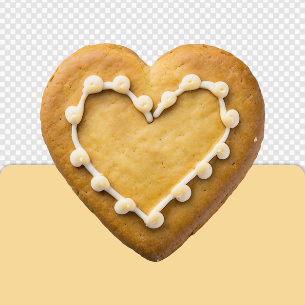 PSD ハート形のクッキー