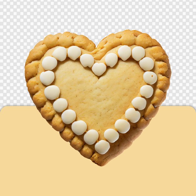 PSD heart shaped cookie