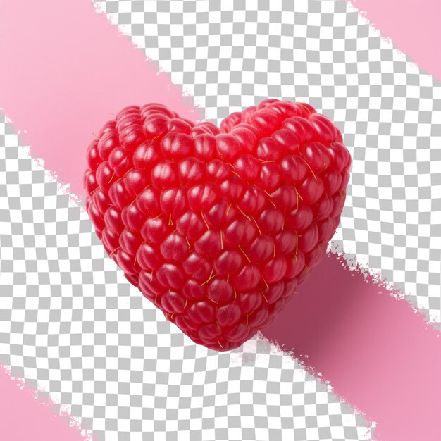 PSD a heart shaped object with a pink heart on it