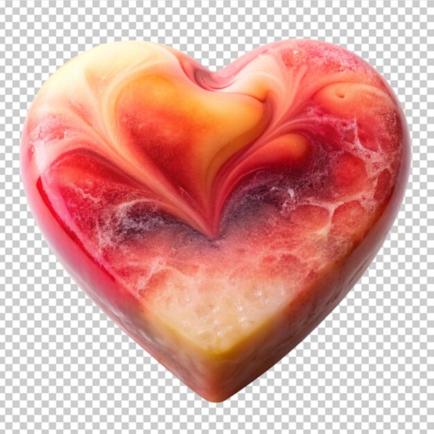 PSD heart shaped soap bar