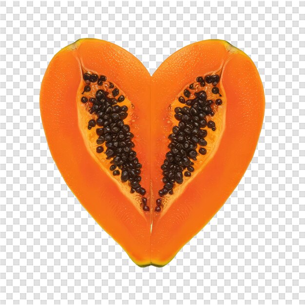 PSD a heart shaped vegetable with the word love on it