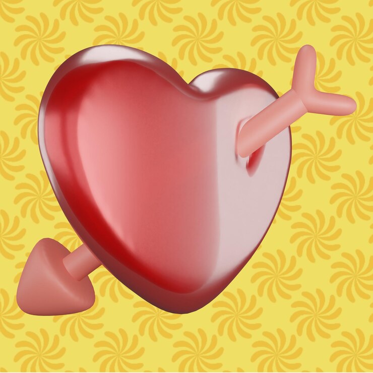 PSD heart shot in love
