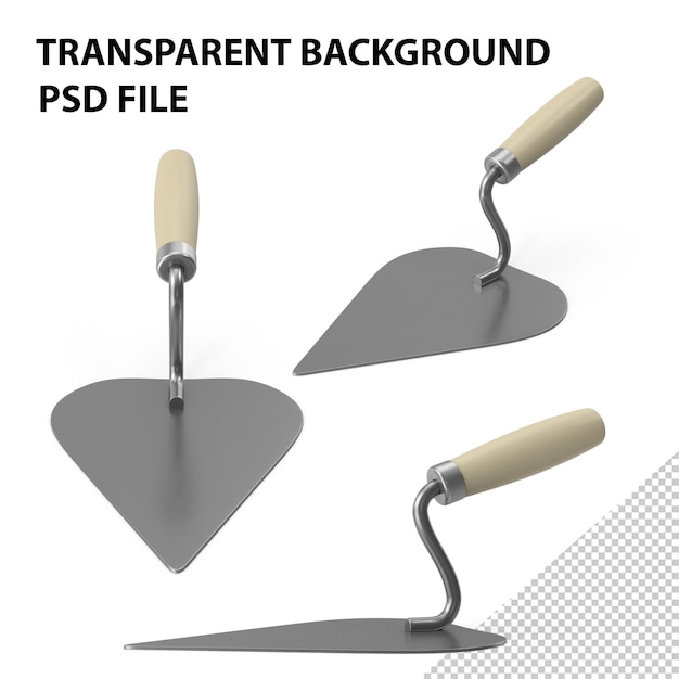 PSD heart trowel png