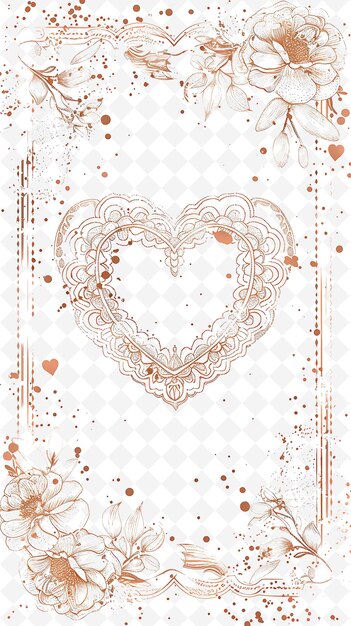 PSD heart on a white background vector art illustration
