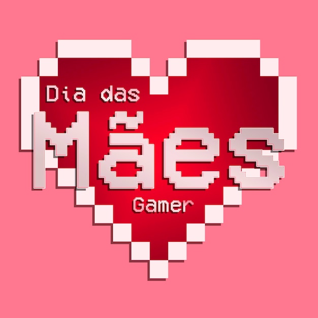 A heart with the words dias maas on it