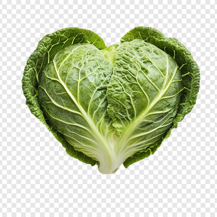 PSD heartshaped cabbage a symbol of health and love