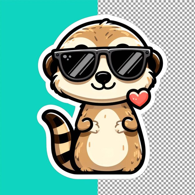 PSD heartwarming snuggle sticker