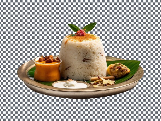 PSD hearty and wholesome pongal indian dish on transparent background