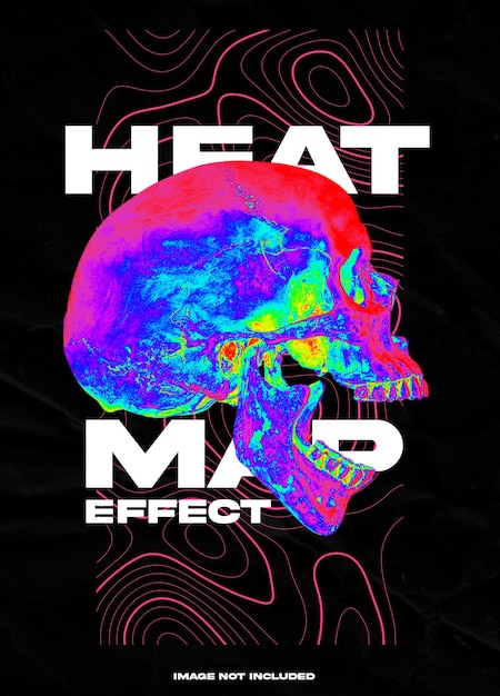 Heatmap effect poster