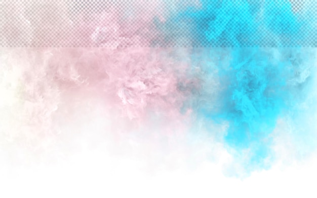 PSD heaven magic smoke puffs pastel colors 3d render