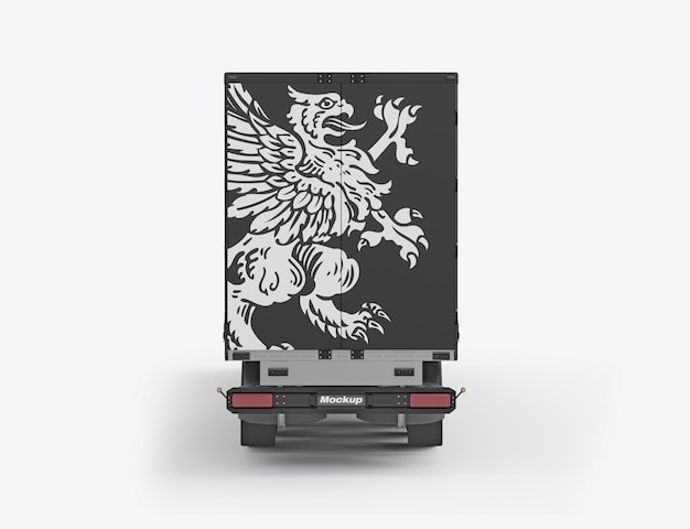 Mockup di camion pesante