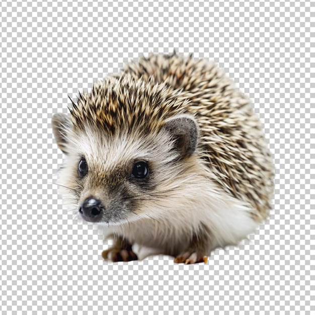 PSD hedgehog baby on the white background