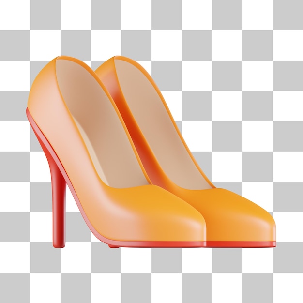 PSD heels 3d icon