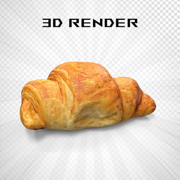 Heerlijk en zoet seizoensgebak 3D-rendering