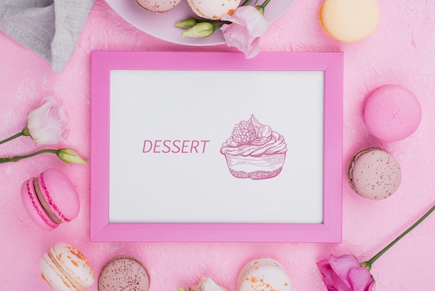 PSD heerlijke dessert concept mock-up