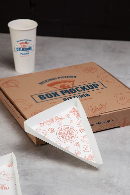 PSD heerlijke pizza restaurant mockup