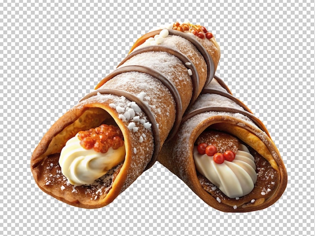 Heerlijke siciliaanse cannoli.